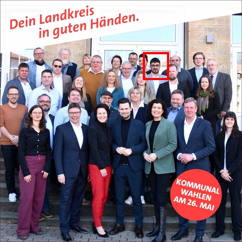 Marcus Böttcher, Bürgermeister und Pro8 Mitglied kandidiert für die SPD