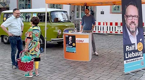 Wahlkampf Ralf Liebaug Schmalkalden