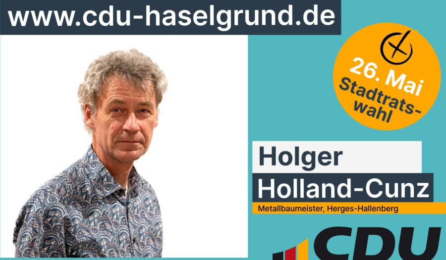 CDU Kandidiat für den Stadtrat Steinbach-Hallenberg Holger Holland-Cunz