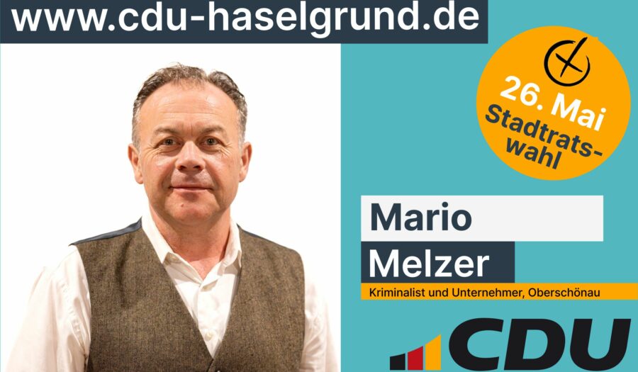 CDU Kandidiat für den Stadtrat Steinbach-Hallenberg Mario Melzer