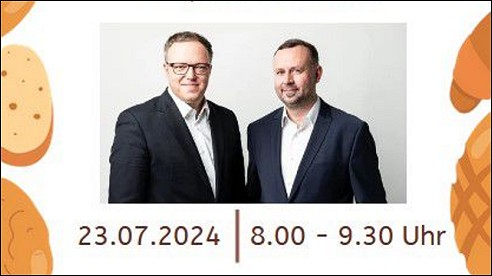 Handwerkerfrühstückt mit Mario Voigt und Stefan Tanneberger