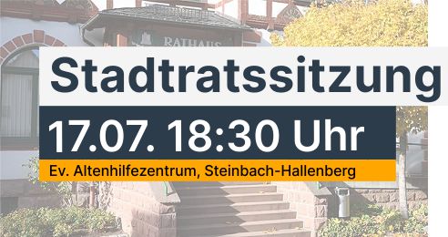 2. Sitzung des Stadtrates der Stadt Steinbach-Hallenberg 17.07.2024