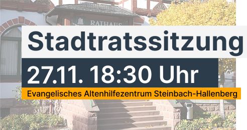 Sitzung Stadtrat Steinbach-Hallenberg 27.11.2025