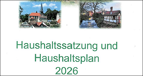 Haushalt 2026