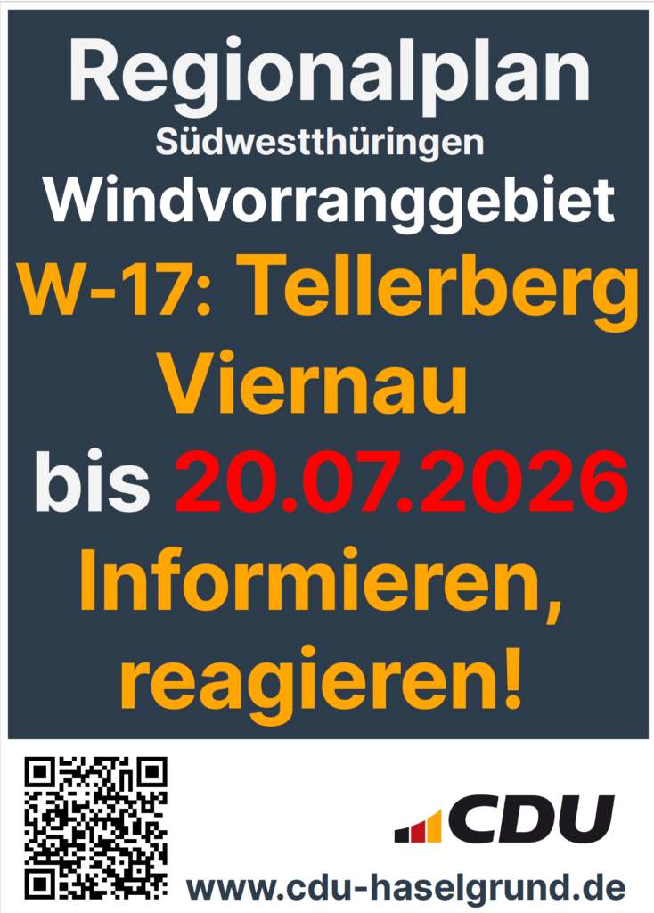 Windvorranggebiet W-17 Tellerberg Viernau