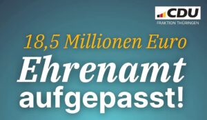 Ehrenamt Förderung Thüringen 2027