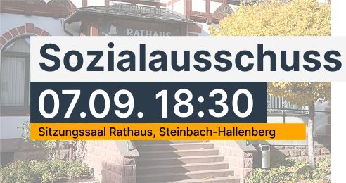 Sozialausschuss Steinbach-Hallenberg 07.09.2026